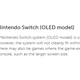 OLED Switch compatibility